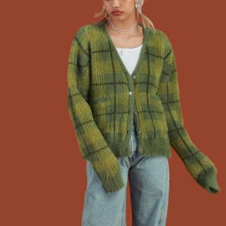 ユニフ(UNIF)のunif カーディガン【値下げ2/11まで】(カーディガン)