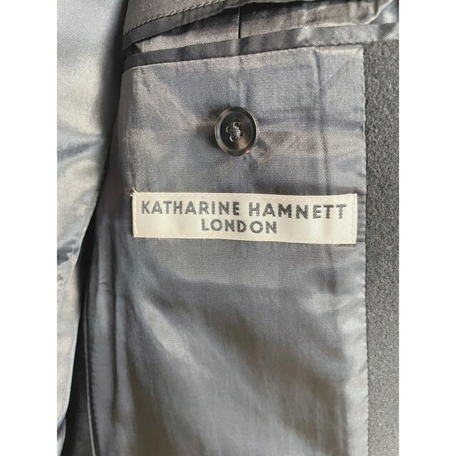 カシミヤ アンゴラ 冬物コート KATHARINE HAMNETT LONDON 2