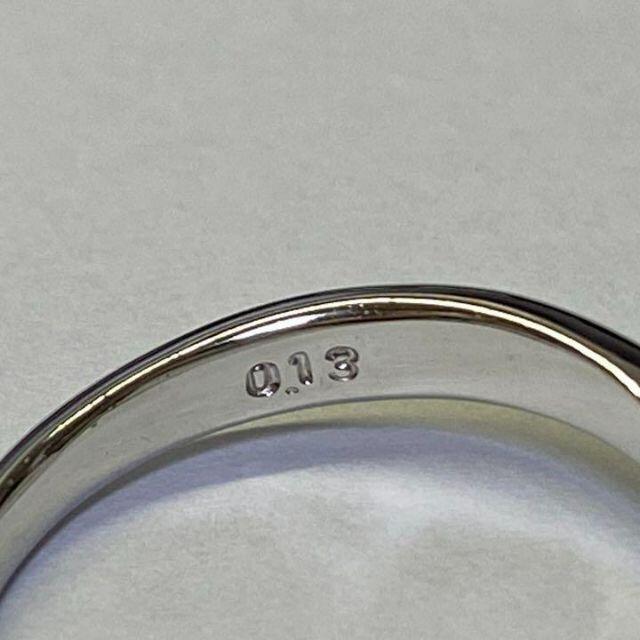 スタージュエリー　K18WG　ダイヤモンドリング　D0.13ct　サイズ９号 レディースのアクセサリー(リング(指輪))の商品写真