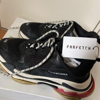 バレンシアガ(Balenciaga)のbalenciaga バレンシアガ　トリプルs 赤黒(スニーカー)