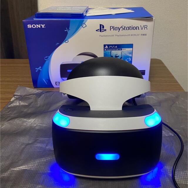 PlayStation VR(プレイステーションヴィーアール)のpsvr 新型 コントローラセット　美品 エンタメ/ホビーのゲームソフト/ゲーム機本体(家庭用ゲーム機本体)の商品写真