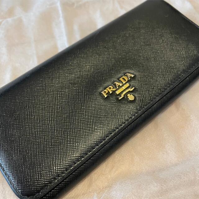 【正規品】PRADA 長財布 黒レディース