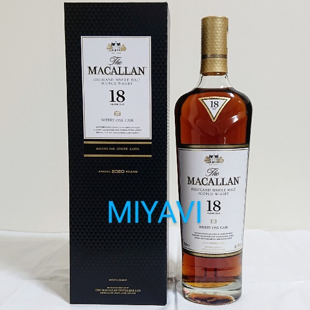 全国宅配無料 MACALLAN マッカラン18年 シェリーオークカスク 2020