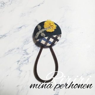 ミナペルホネン(mina perhonen)のミナペルホネン　ヘアゴム　パッチワーク(ヘアアクセサリー)