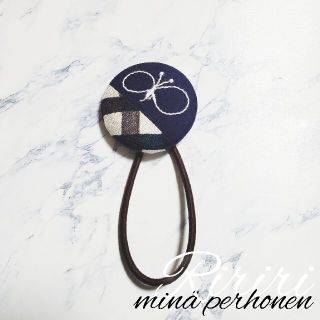 ミナペルホネン(mina perhonen)のミナペルホネン　ヘアゴム　パッチワーク(ヘアアクセサリー)