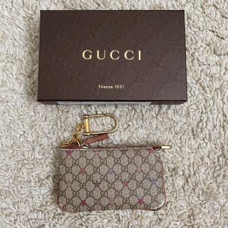 グッチ(Gucci)の【中古】グッチ／GUCCI レディース キーケース コインケース スター ピンク(キーケース)