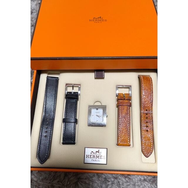 Hermes(エルメス)のエルメス　HERMES レディース　ベルトウォッチ　中古品　クォーツ レディースのファッション小物(腕時計)の商品写真