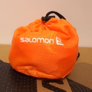 サロモン(SALOMON)の未使用 salomon サロモン エコバック エコバッグ  オレンジ 1個(エコバッグ)