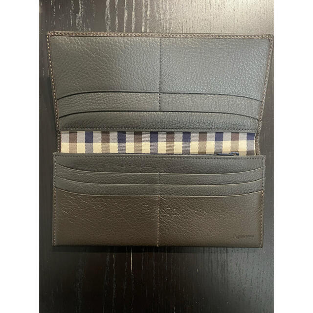 【新品未使用品】Aquascutum 長財布（小銭入れ有り）