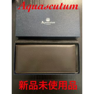 アクアスキュータム(AQUA SCUTUM)の【新品未使用品】Aquascutum 長財布（小銭入れ有り）(長財布)