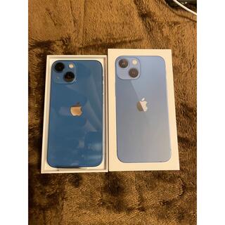 アップル(Apple)のiPhone 13 mini ブルー blue 128gb simフリー(スマートフォン本体)