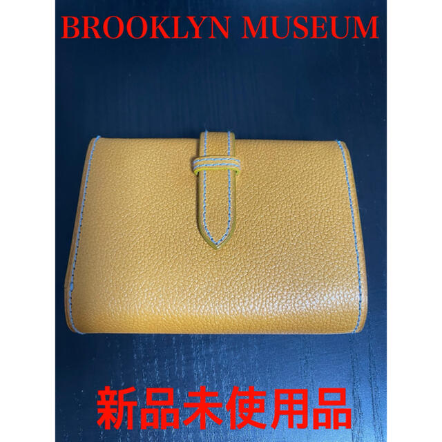 【新品未使用品】BROOKLYN MUSEUM フレンチカーフレザー二つ折り財布