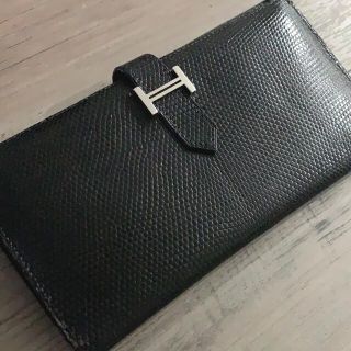 エルメス(Hermes)のエルメス　ベアンリザード長財布(長財布)