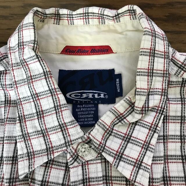 CRU(クルー)のCool Rider Utilities 半袖チェックシャツ メンズのトップス(シャツ)の商品写真