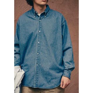 【サイズ2】A.PRESSE アプレッセ 22SS BD DENIM SHIRT