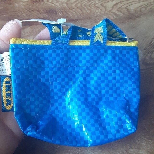 IKEA(イケア)のikea  ミニ　ブルー&イエロー レディースのバッグ(エコバッグ)の商品写真