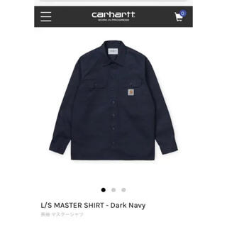 カーハート(carhartt)の【新品】　L/S MASTER SHIRT - Dark Navy (シャツ)