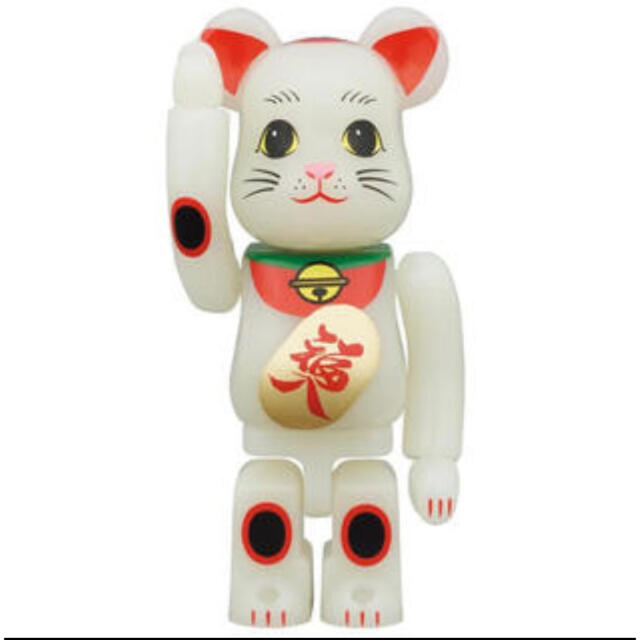 BE@RBRICK 招き猫 福入 蓄光 100％