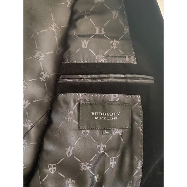 BURBERRY BLACK LABEL(バーバリーブラックレーベル)のバーバリーブラックレーベル　サテン　黒　ジャケット メンズのジャケット/アウター(テーラードジャケット)の商品写真