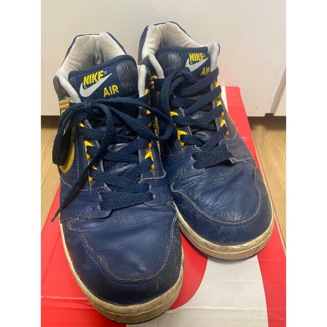 NIKE(ナイキ)のNike AIR FORCE2 Navy×Yellow 27.5cm メンズの靴/シューズ(スニーカー)の商品写真