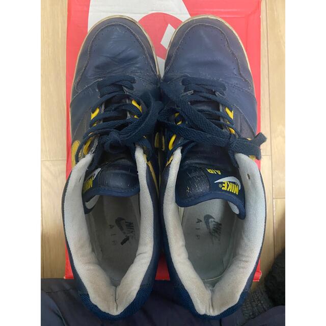 NIKE(ナイキ)のNike AIR FORCE2 Navy×Yellow 27.5cm メンズの靴/シューズ(スニーカー)の商品写真