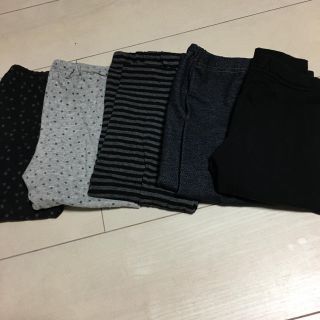 ユニクロ(UNIQLO)の七分丈スパッツ5枚★110(パンツ/スパッツ)