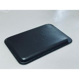 Apple - 【純正】Apple Magsafe Leather wallet <Black>