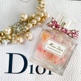 ディオール(Dior)のMiss Dior♡ハーバリウム❤️インテリア💕スワロフスキー使用✨1点もの(インテリア雑貨)