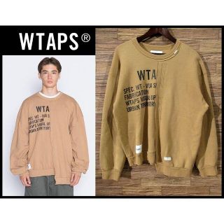 ダブルタップス(W)taps)の完売美品 WTAPS ダブルタップス 21SS アシンメトリー スウェット S(スウェット)