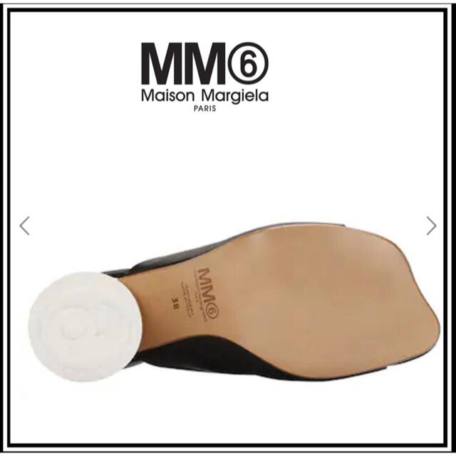 MM6(エムエムシックス)のEU37【新品】 MM6 メゾンマルジェラ　チャンキーヒール　サンダル　ブラック レディースの靴/シューズ(サンダル)の商品写真