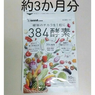 384酵素　約3か月分　植物のチカラ！　酵素　サプリ　野菜　野草　果物　良質な油(ダイエット食品)