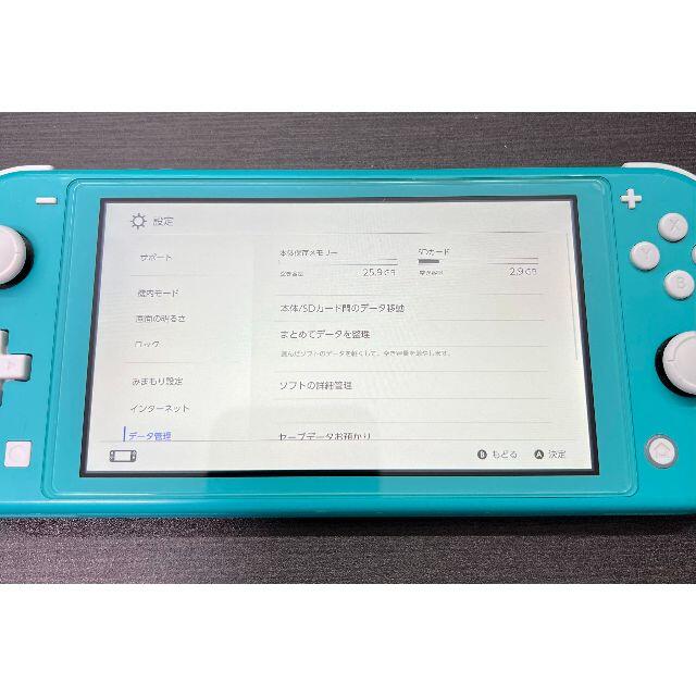 (70) 動作確認済み Nintendo Switch Lite ターコイズ エンタメ/ホビーのゲームソフト/ゲーム機本体(携帯用ゲーム機本体)の商品写真
