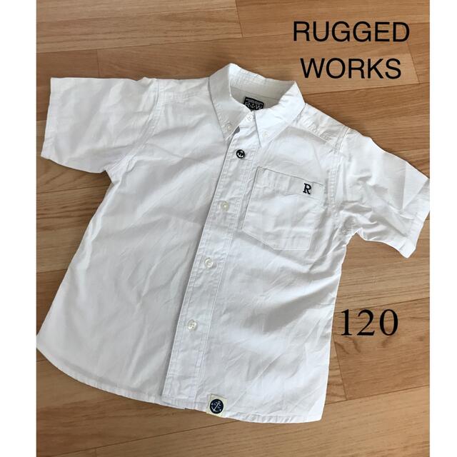 RUGGEDWORKS(ラゲッドワークス)のRUGGED WORKS 半袖シャツ　120 キッズ/ベビー/マタニティのキッズ服男の子用(90cm~)(ブラウス)の商品写真