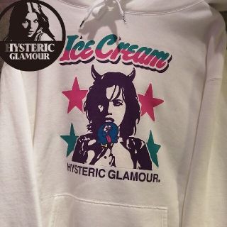 ヒステリックグラマー(HYSTERIC GLAMOUR)の【VITAMIN クリームガール】ヒステリックグラマー　パーカー　VERDY(パーカー)