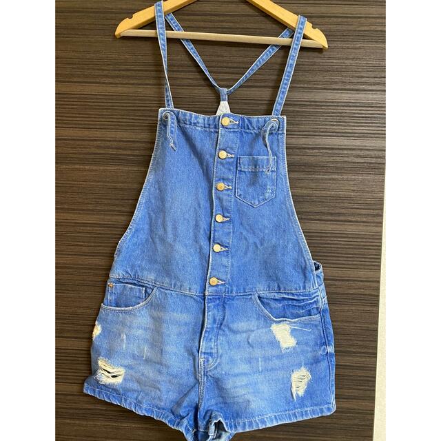 ZARA(ザラ)のZARAデニムサロペット レディースのパンツ(サロペット/オーバーオール)の商品写真