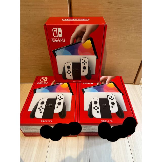 【お買得!】 Nintendo Switch 店舗印あり3台 ホワイト Switch有機EL 新品未開封 Nintendo - 家庭用ゲーム機本体 【お買得!】 Nintendo Switch 店舗印あり3台 ホワイト Switch有機EL 新品未開封 Nintendo - 家庭用ゲーム機本体