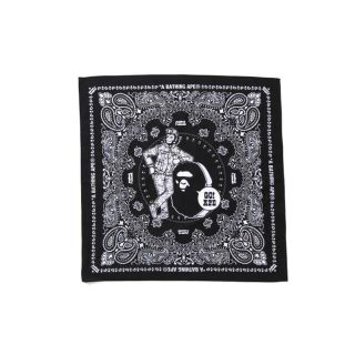 アベイシングエイプ(A BATHING APE)のBAPE X LEVI’S バンダナ BANDANA 黒(バンダナ/スカーフ)