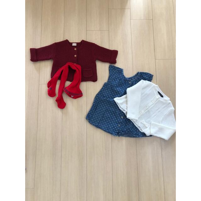 petit main(プティマイン)の子供服10点　18m 80cmまとめ売り キッズ/ベビー/マタニティのベビー服(~85cm)(その他)の商品写真