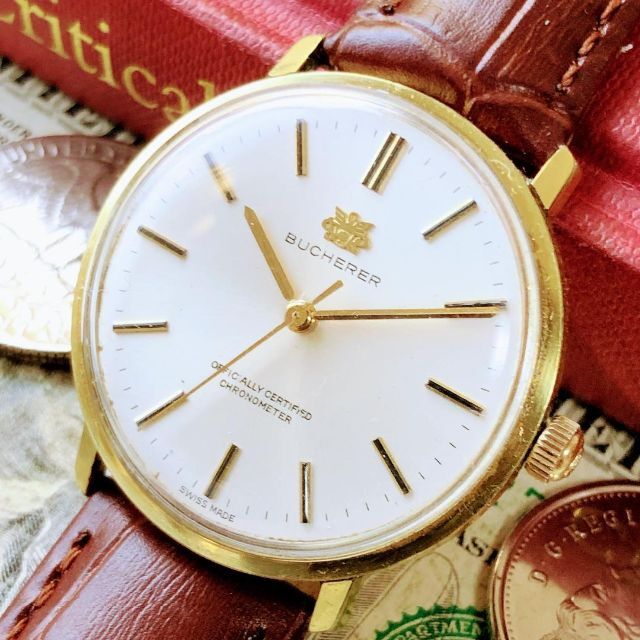 ホットセール ☆レアなお品☆ メンズ 腕時計 ブッフェラー BUCHERER