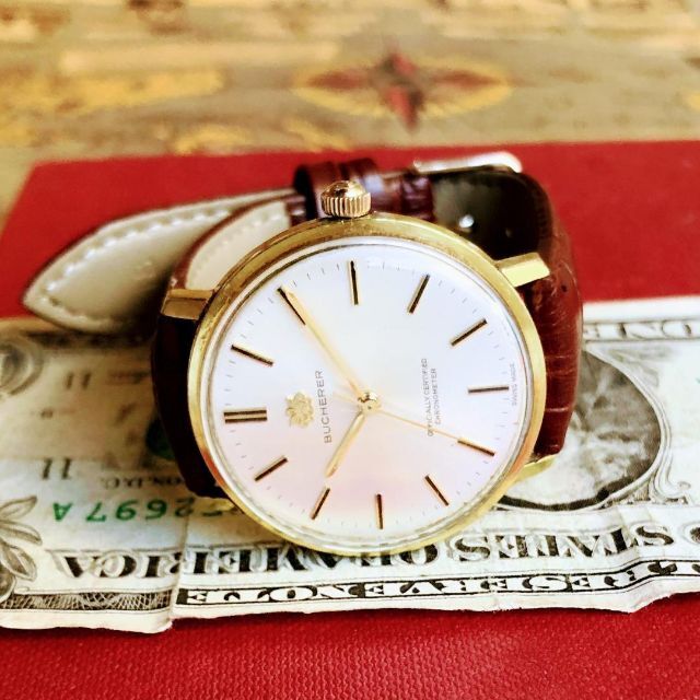 ホットセール ☆レアなお品☆ メンズ 腕時計 ブッフェラー BUCHERER