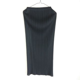 プリーツプリーズイッセイミヤケ(PLEATS PLEASE ISSEY MIYAKE)のプリーツプリーズ イッセイミヤケ プリーツスカート ロング 黒 ブラック(ロングスカート)