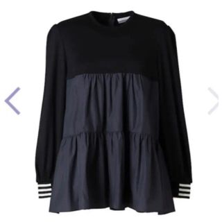 バーニーズニューヨーク(BARNEYS NEW YORK)の【BORDERS at BALCONY】WEEKEND TIERED TOP(ニット/セーター)