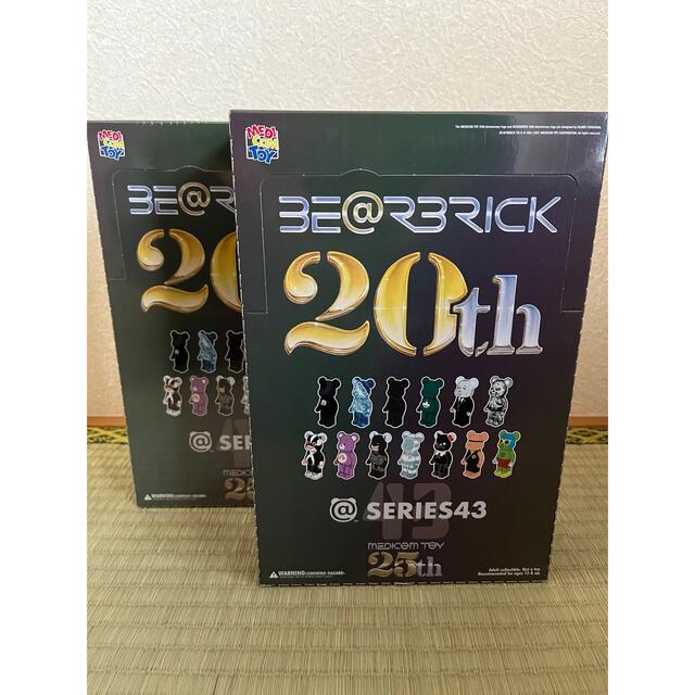 MEDICOM TOY(メディコムトイ)のベアブリック シリーズ43 2box BE@RBRICK SERIES 43  エンタメ/ホビーのフィギュア(その他)の商品写真