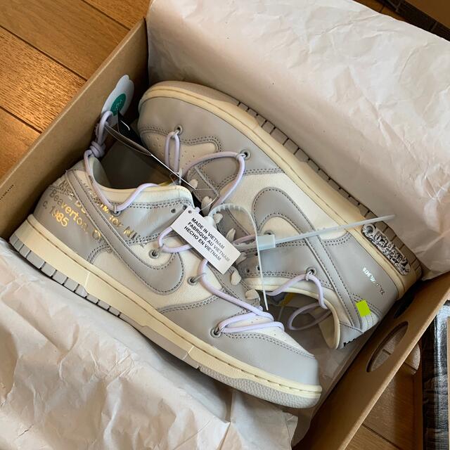 nike off white dunk lot49 29cm