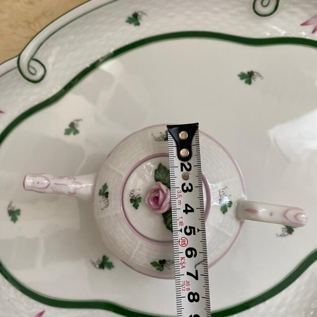 ヘレンド ウィーンの薔薇ミニティーポット ピンク ヘレンド ウィーンの薔薇ミニティーポット ピンク