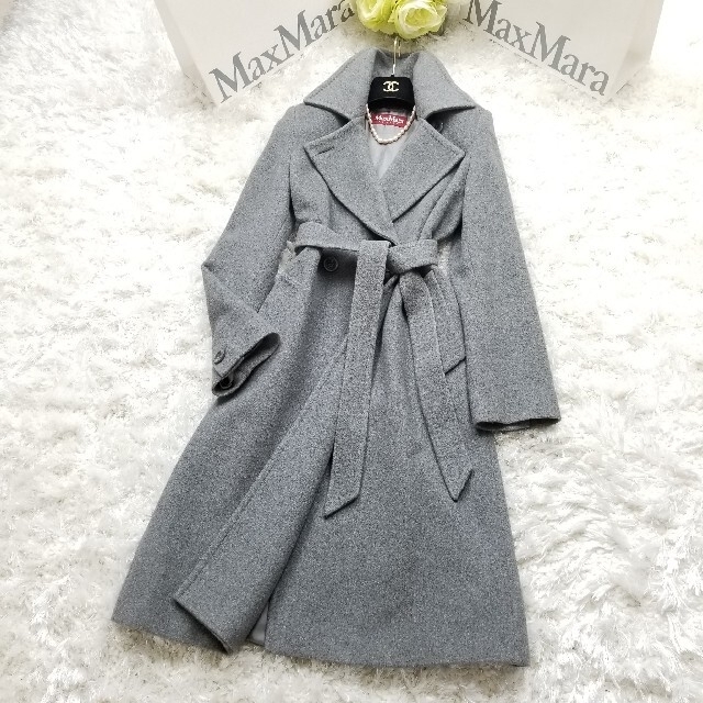 ☆美品☆Max Mara☆マックスマーラ☆ヴァージンウール☆コート 【SALE