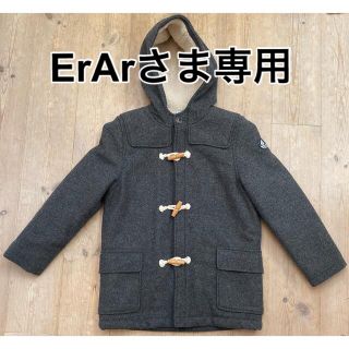 プチバトー(PETIT BATEAU)のプチバトー ダッフルコート グレー 128cm(コート)