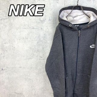 NIKE - 希少 90s ナイキ ジップパーカー 刺繍ロゴ 美品の通販 by pop
