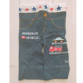 ミキハウス(mikihouse)の【値下げ★美品】mikihouseデニム調スパッツ80㌢(パンツ)