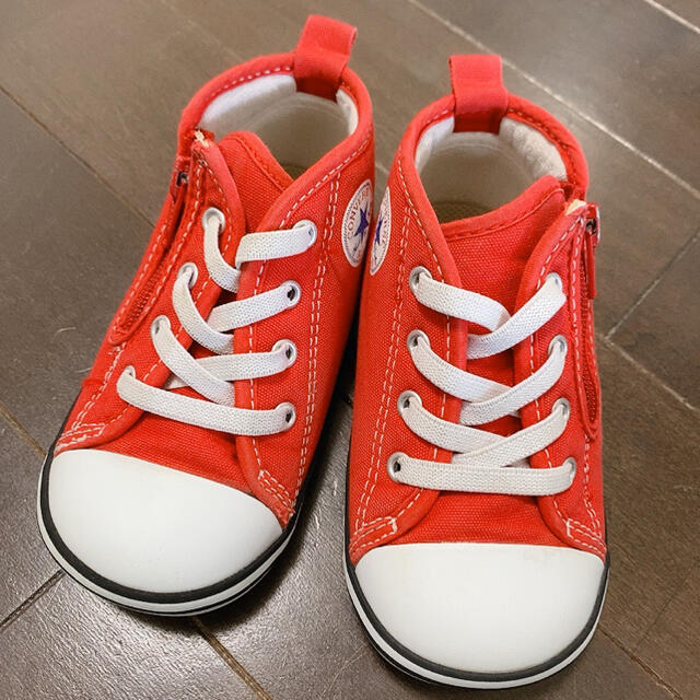 CONVERSE(コンバース)のコンバース  レッド 14.5cm ベビーオールスター キッズ/ベビー/マタニティのベビー靴/シューズ(~14cm)(スニーカー)の商品写真